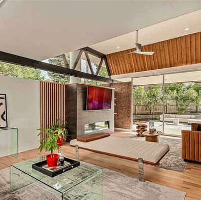 transom windows midcentury modern