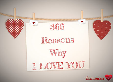 366 Reasons Why I Love You to Tell Your Partner All Year Long