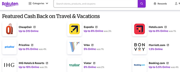 Rakuten travel offers