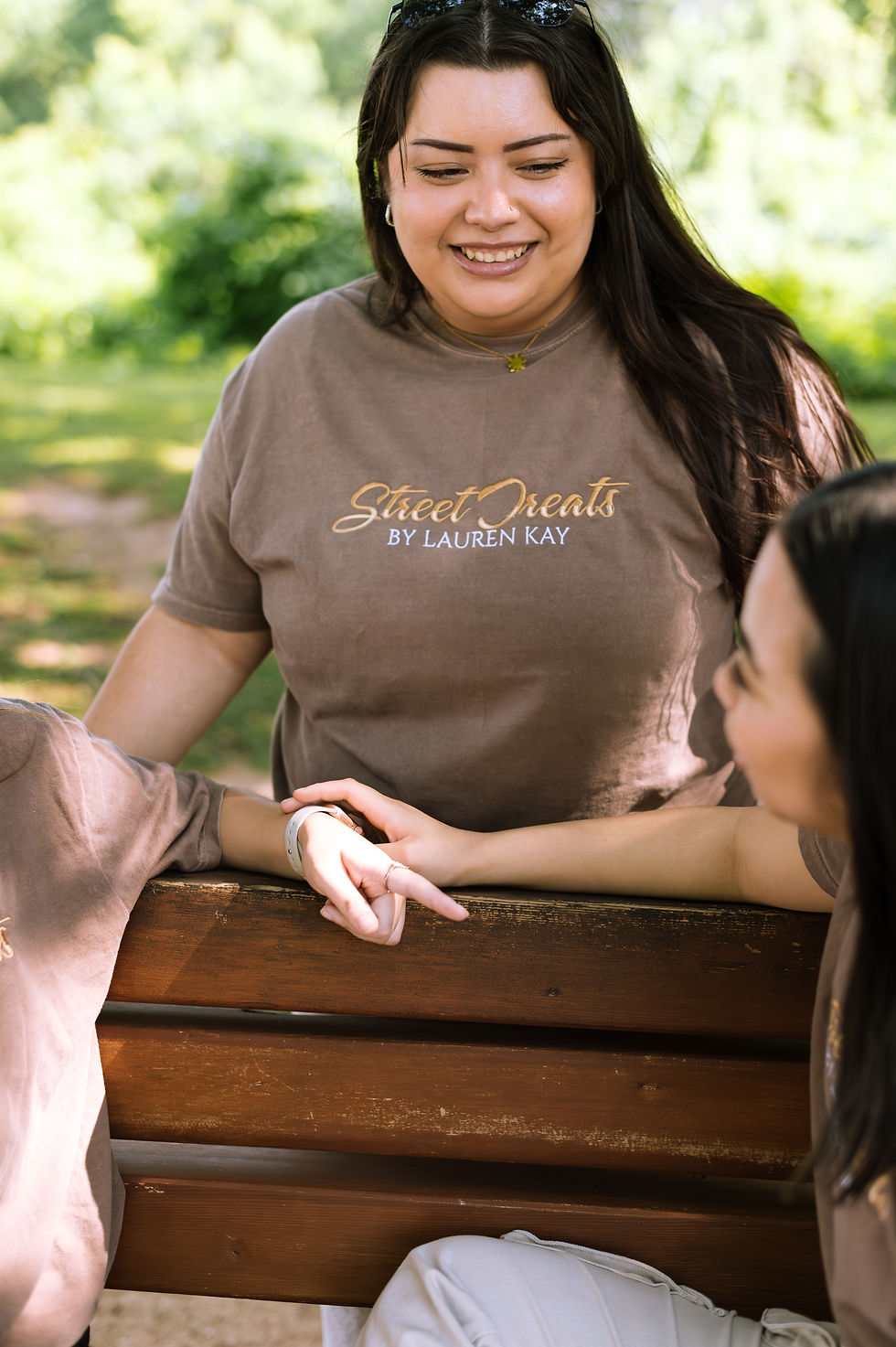 Thumbnail: Embroidered Brown Tee
