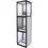 Thumbnail: TWIST PORTABLE DISPLAY CABINET WITH 3 SHELVES