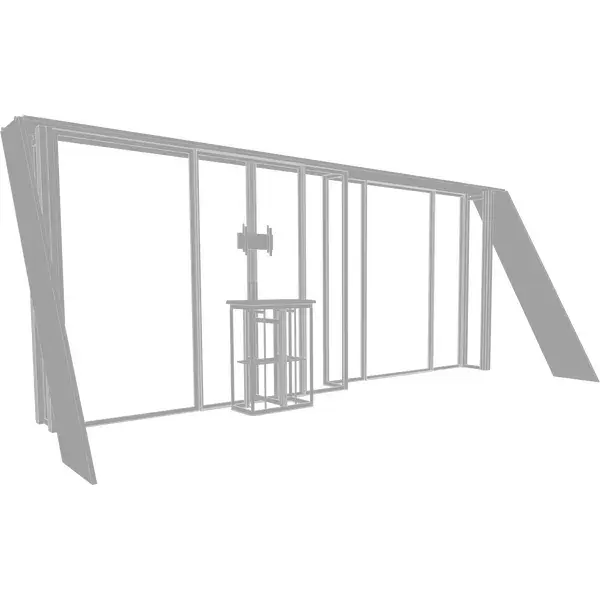Thumbnail: HYBRID PRO 20FT MODULAR BACKWALL KIT 15