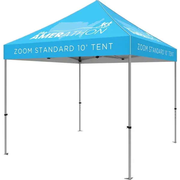 Zoom Standard 10' pop up tent with canopy and frame