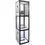Thumbnail: TWIST PORTABLE DISPLAY CABINET WITH 3 SHELVES