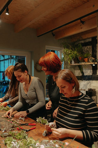 Blumenworkshop, Atelier, Workshop