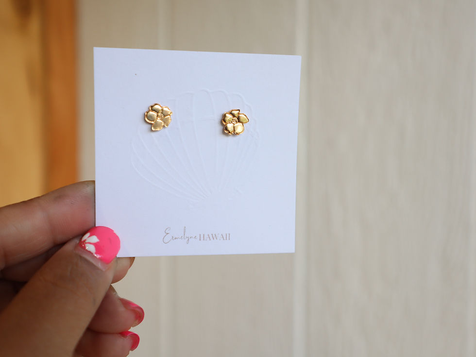Thumbnail: Puakenikeni Stud Earrings 