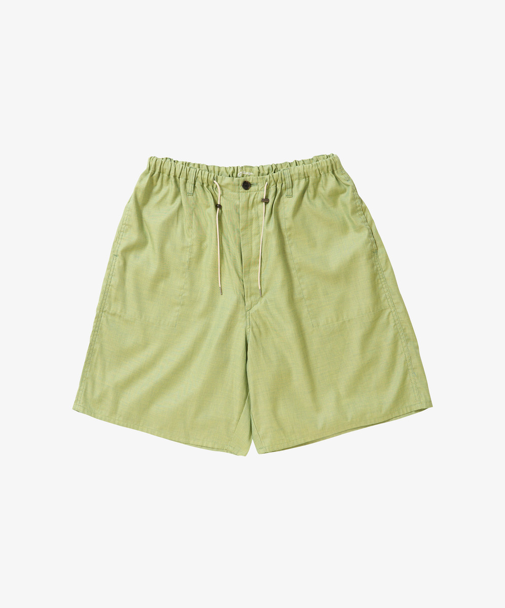 Banshu Ori Circular Fatigue Short Pants Green