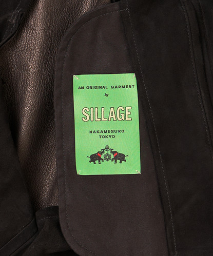 veste two button sheepskin black | Sillage