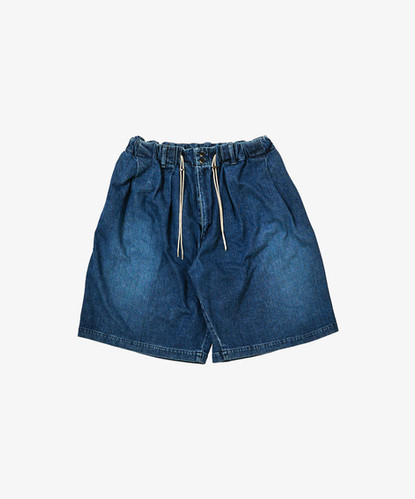 circular short pants denim damaged | Sillage 2024