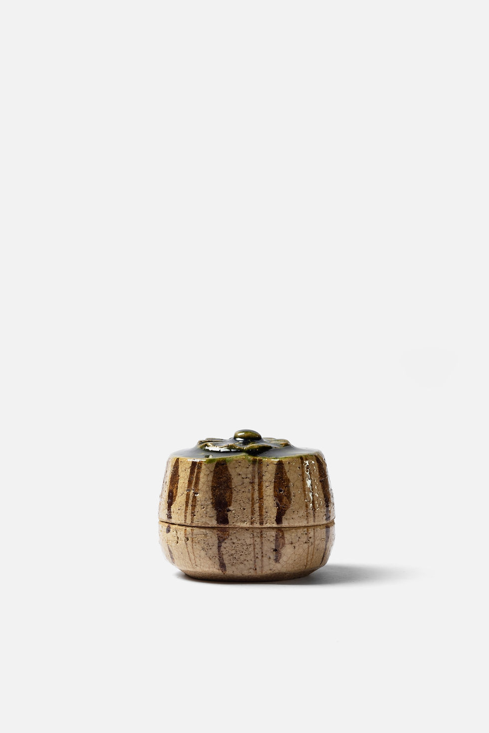Thumbnail: Oribe Ware Incense Container