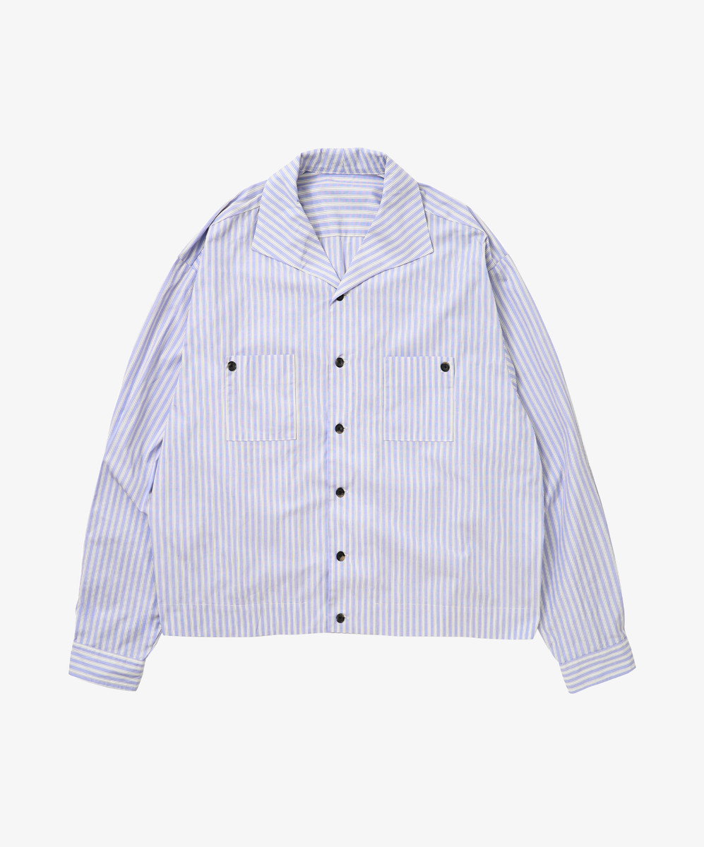 Rib Blouson High Count Blue Stripe