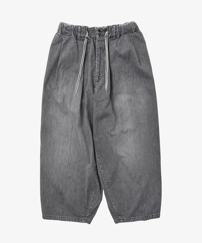 circular pants black denim bleached | Sillage 2024