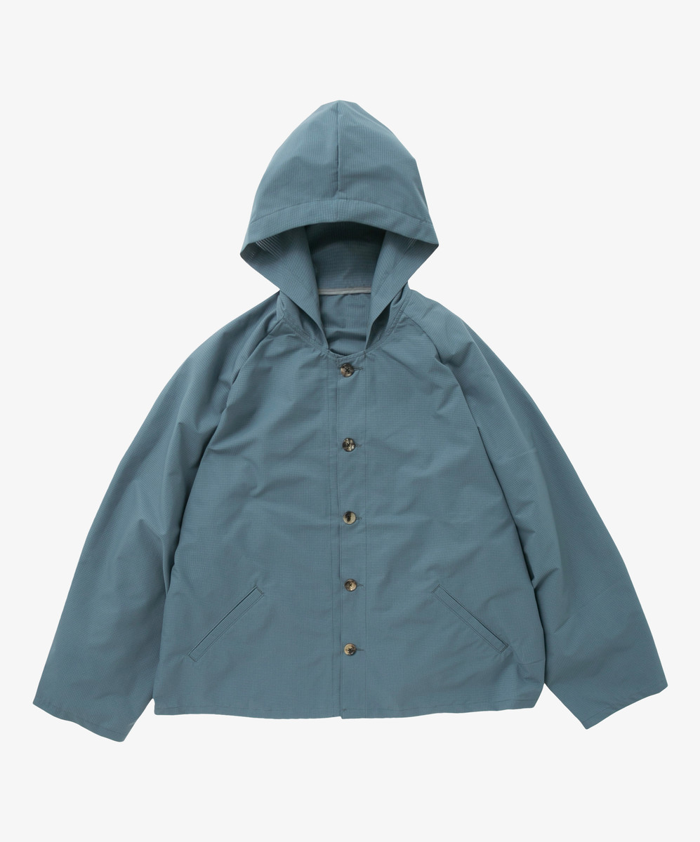 Hoodie Shirt Mesh Blue Gray