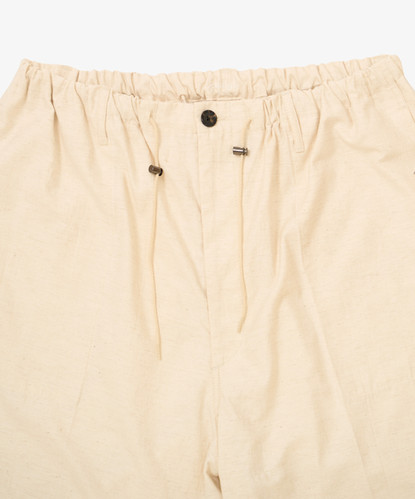 パンツ sillage pantalon circulaire shorts linen Circular Short Pant in Gray