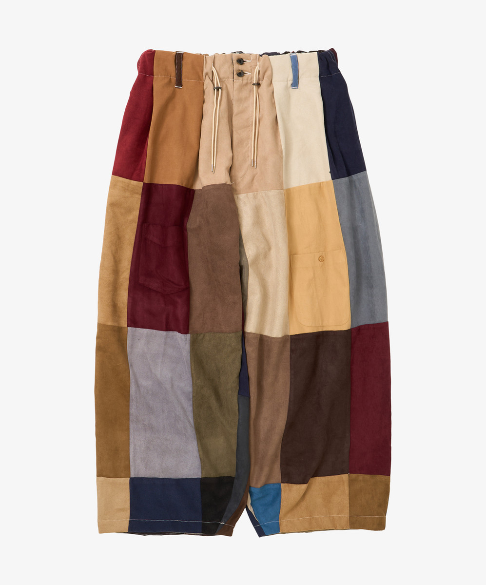 Circular Pants Faux Suede Four
