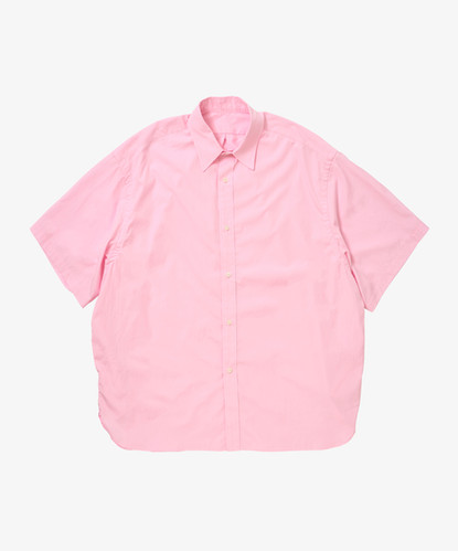 入手困難！soyy. ピンクシャツ　THOMAS MASON ☆値下げしました wide shirt with pocket thomas mason pink short sleeve | Sillage