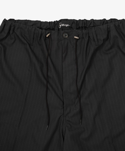 circular fatigue short pants black stripe | Sillage 2024