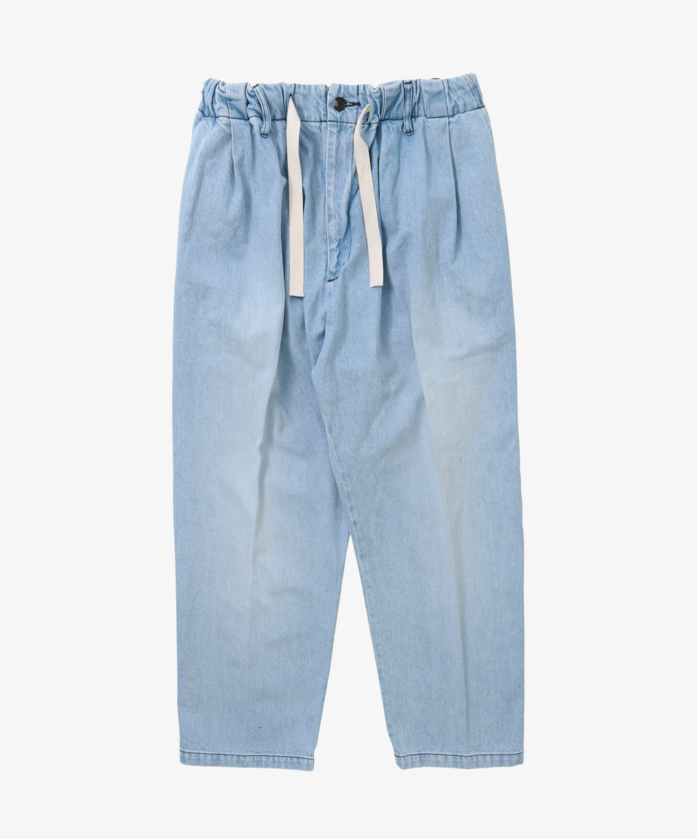 Baggy Trousers Denim Bleached