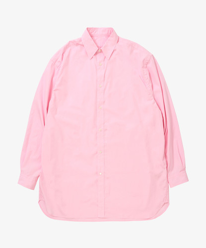入手困難！soyy. ピンクシャツ　THOMAS MASON ☆値下げしました wide shirt with pocket thomas mason pink long | Sillage