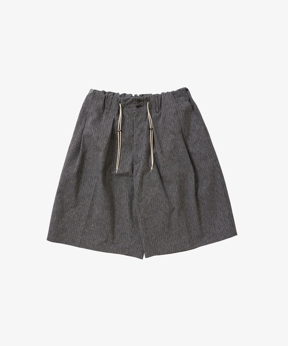 Banshu Ori Circular Short Pants Herringbone