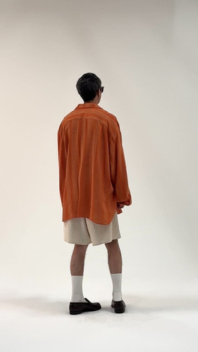 【sillage】Overshirts 2024SS Sillage Overshirt Long, White – Glasswing