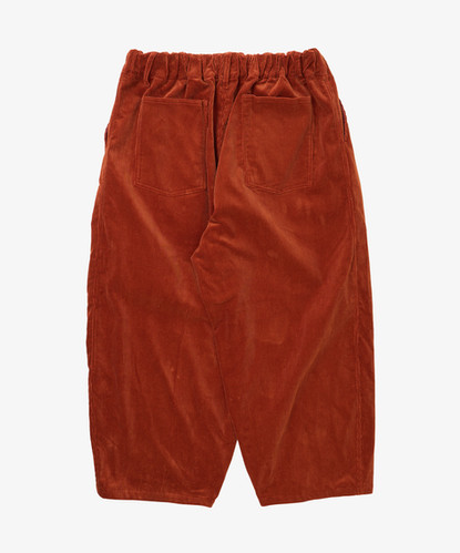 sillage コーディロイパンツ circular pants corduroy orange | Sillage