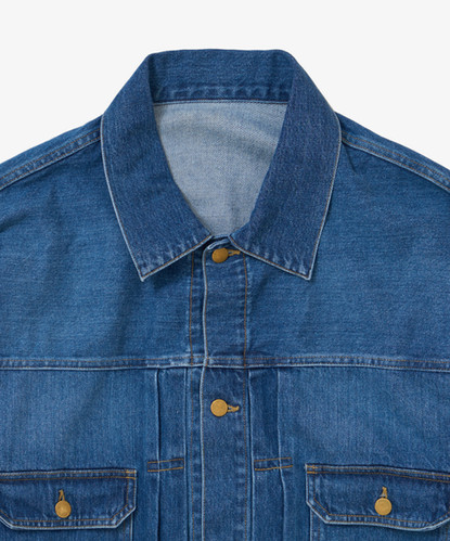 trucker jacket denim damaged | Sillage
