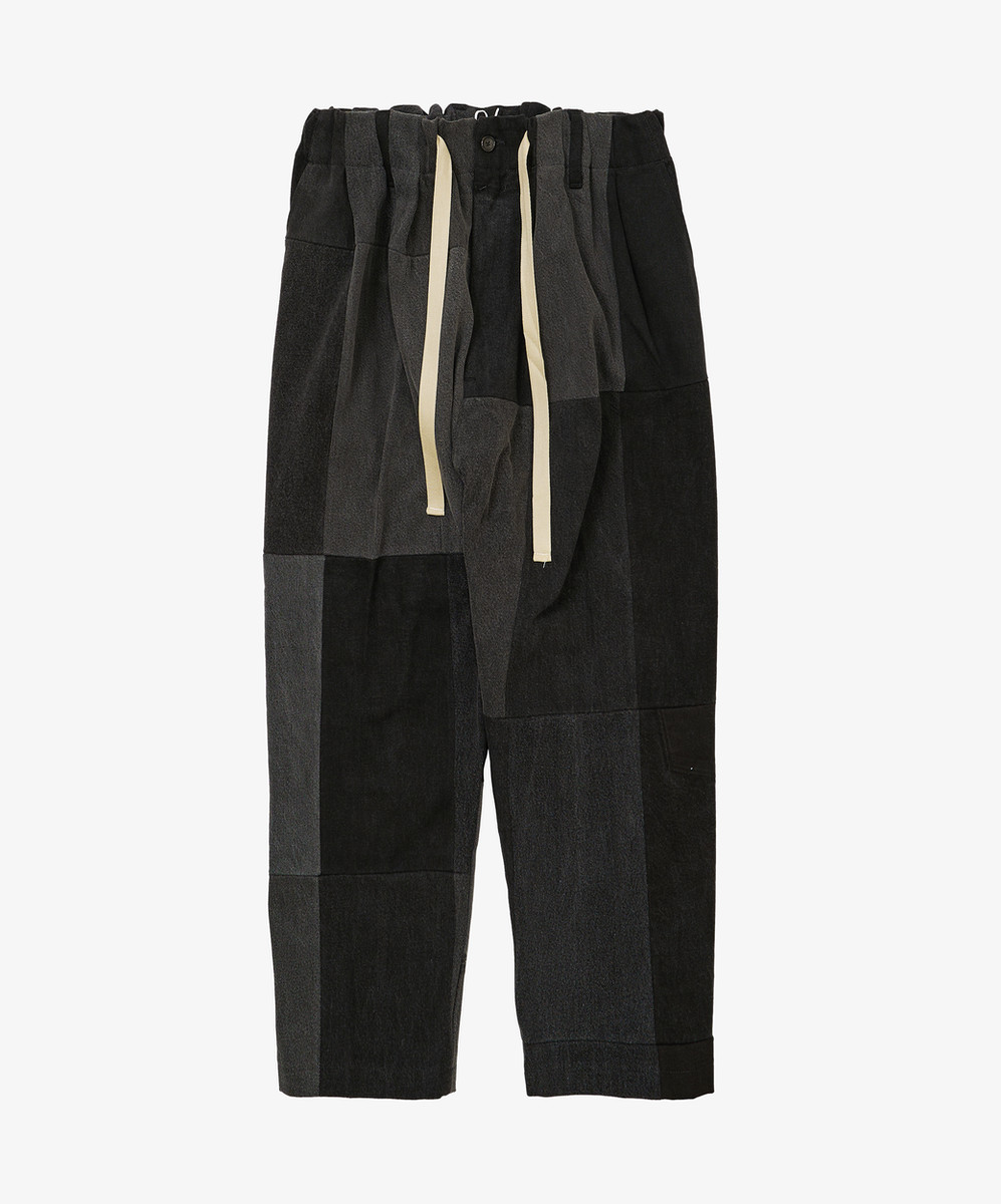 Baggy Trousers Black Denim Four