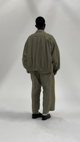 rib blouson limonta nylon khaki | Sillage