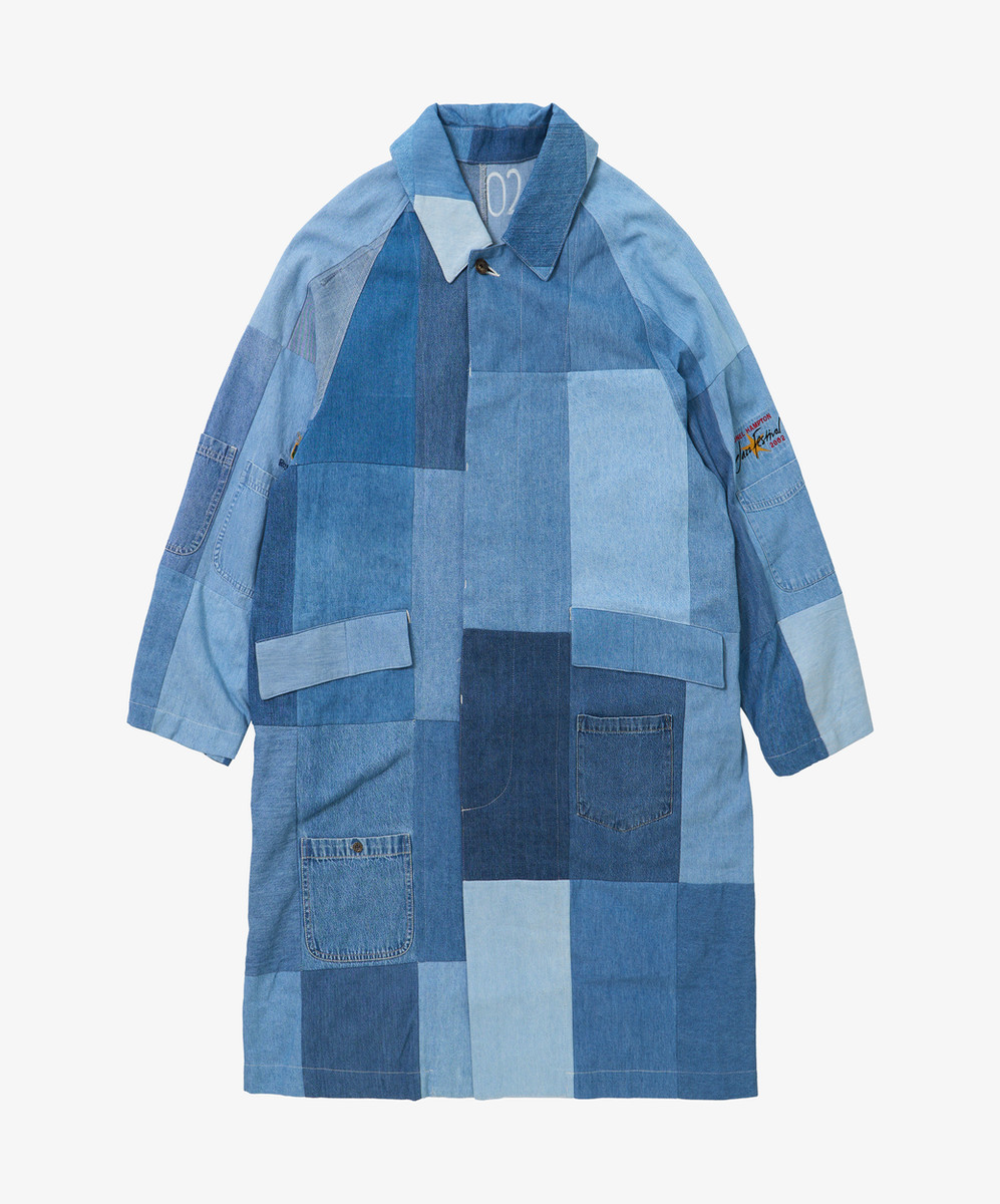 Balmacaan Coat Vintage Denim Shirts Two