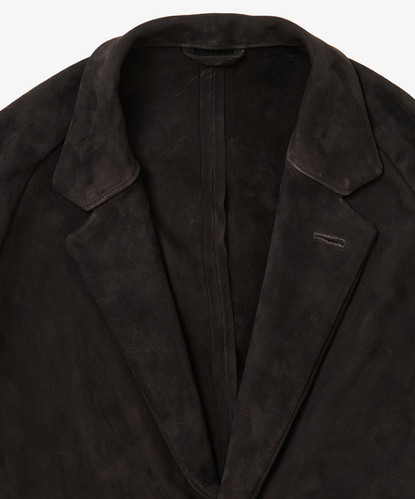 ジャケット・アウター Sillage veste two botton Black veste two button sheepskin black | Sillage