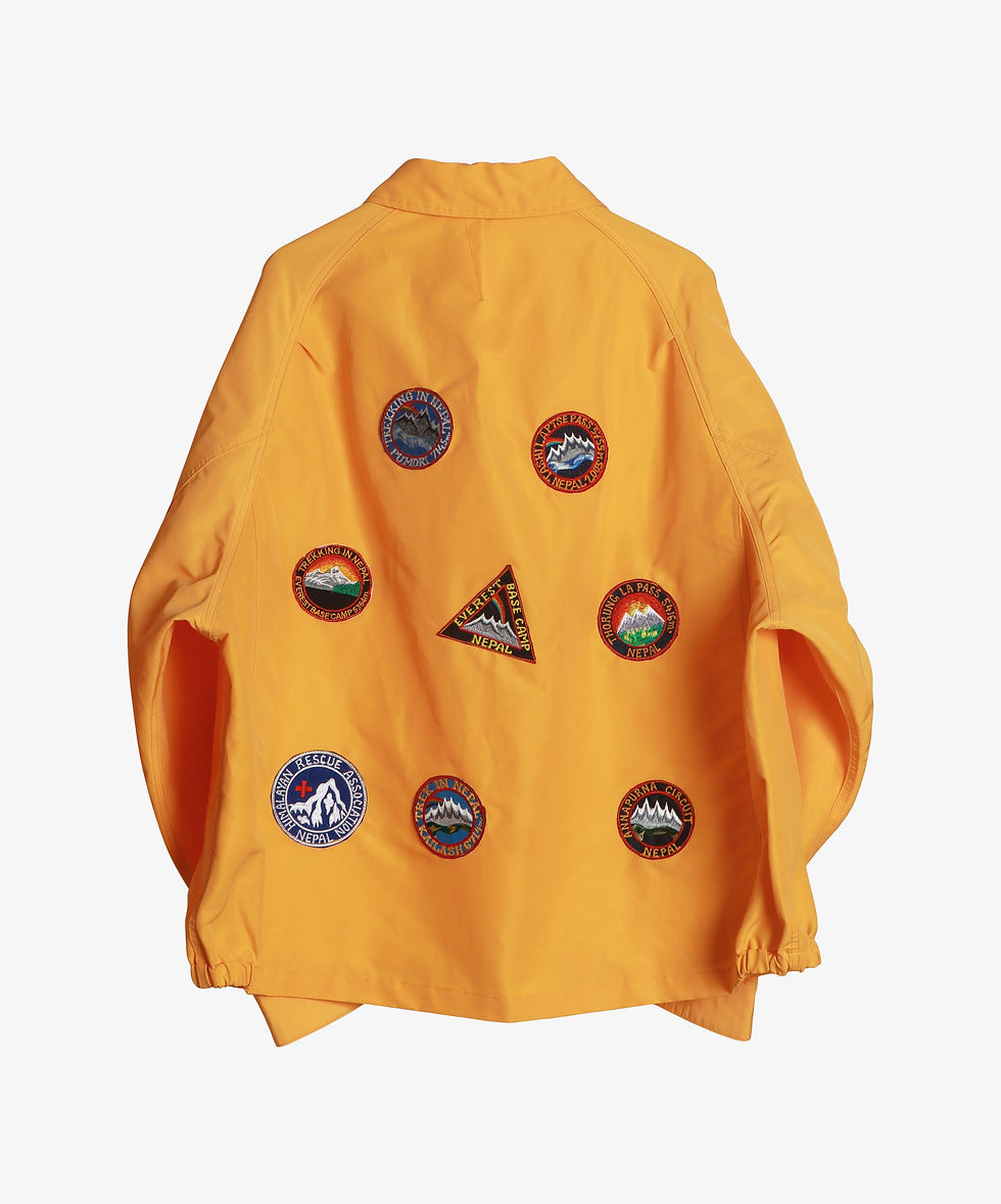 nepal souvenir jacket yellow | Sillage nepal souvenir jacket yellow | Sillage