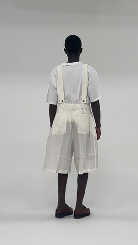 パンツ sillage circular short pants linen white Sillage - Circular Short Pants - Ivory - RENDEZ-VOUS STORE