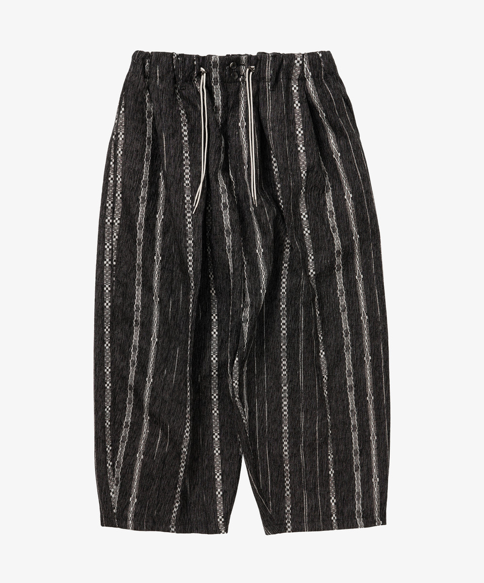 Watahiko Circular Pants Black