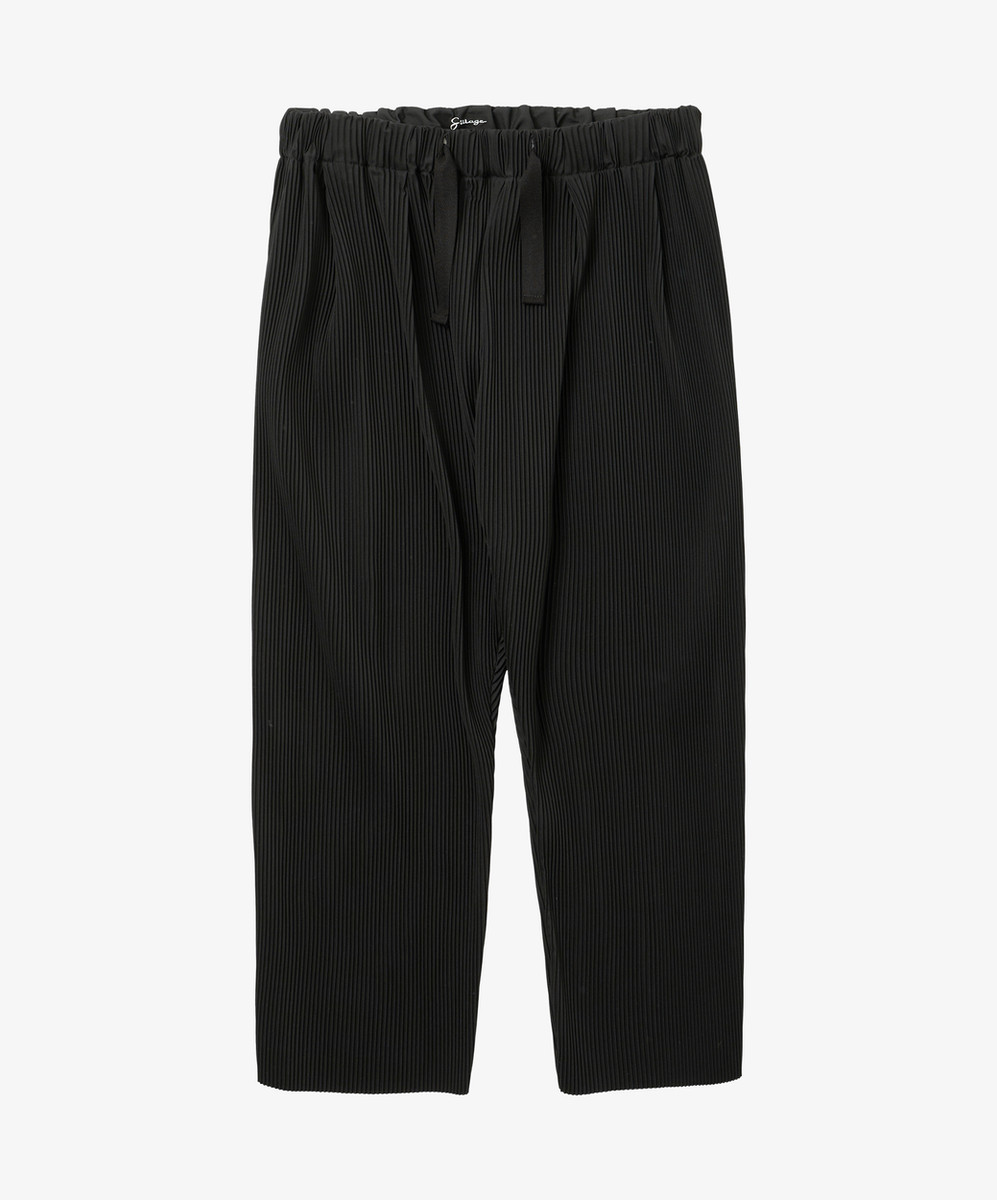 Baggy Trousers Pleats Black With Pockets