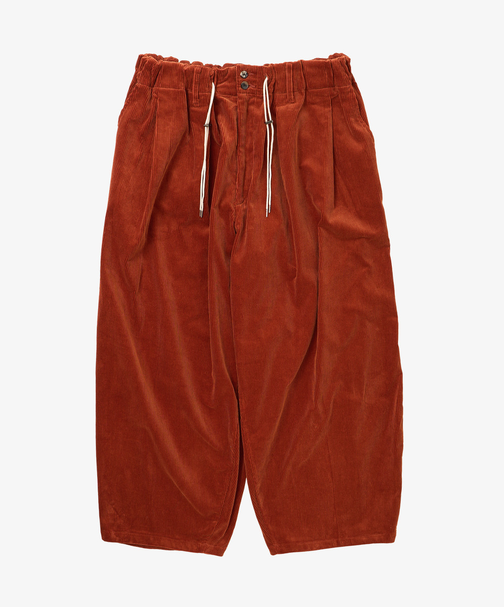 Circular Pants Corduroy Orange