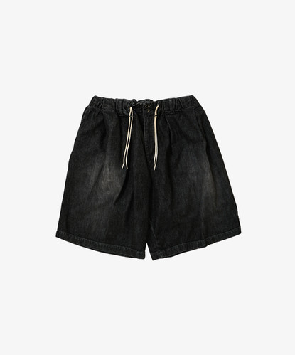 Sillage ショートパンツ CIRCULAR SHORTS ブラック sillage CIRCULAR short pant