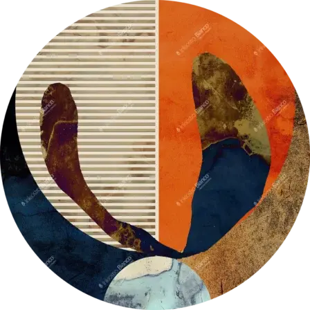 Thumbnail: Dizaina paklājs Inkiostro Bianco Zaffiro | DEKORUM