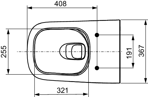 TECEneo piekaramais WC pods (rimless) – 9700209