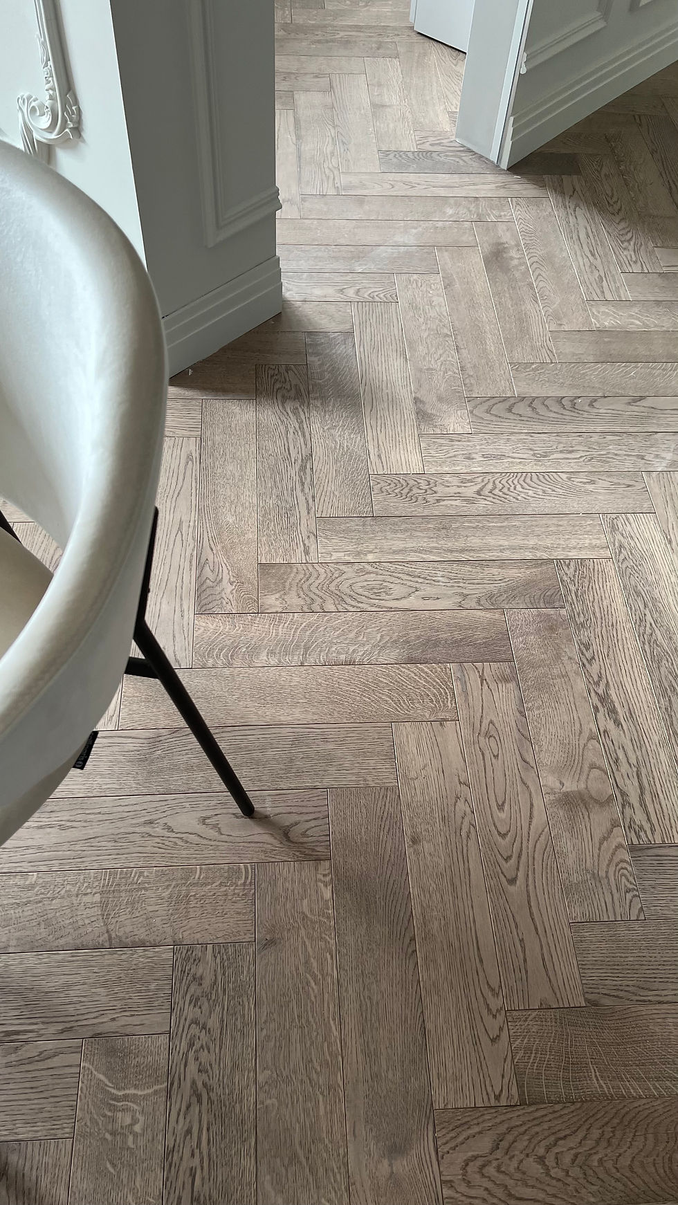 Divslāņu parkets Herringbone Ozols