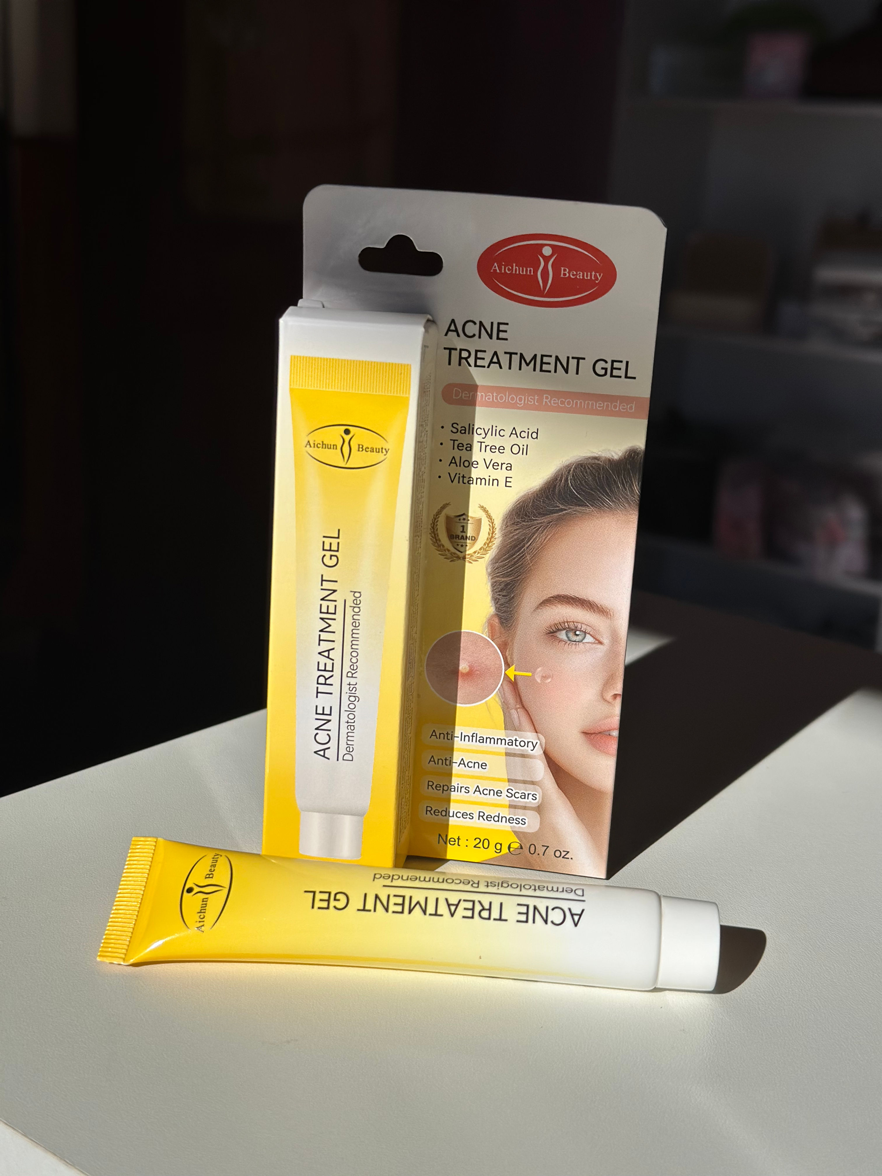 Gel tratamiento antiacné (seca granitos y es antiinflamatorio)