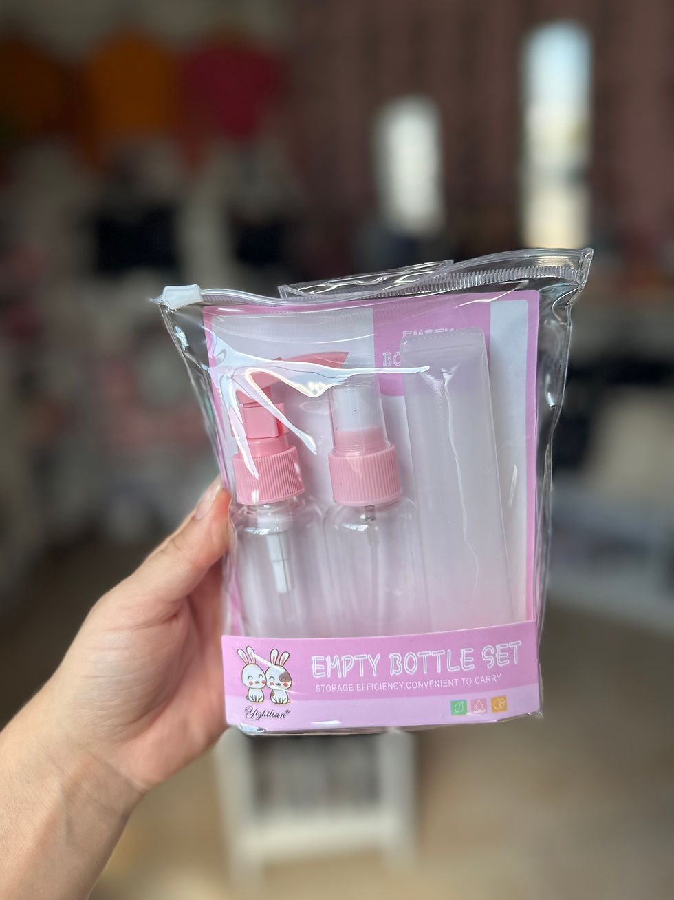 Miniatura: Set 3 botellitas para viaje en estuche 