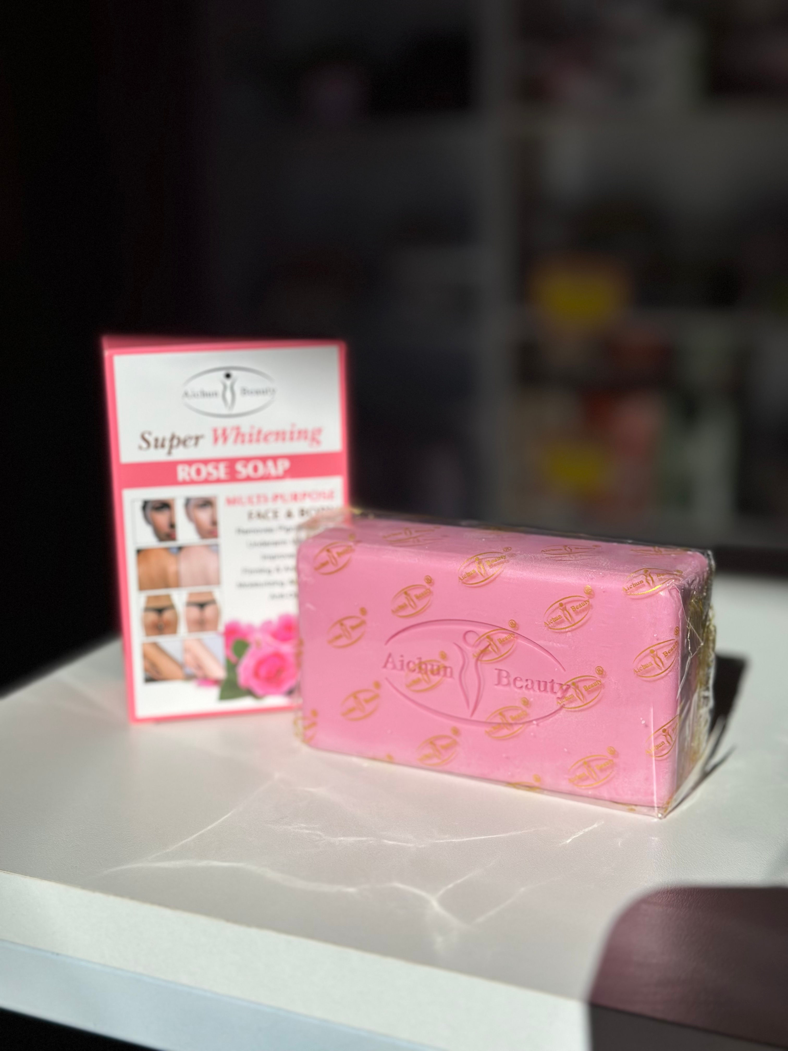 Jabón en barra aclarador de manchas facial y corporal 