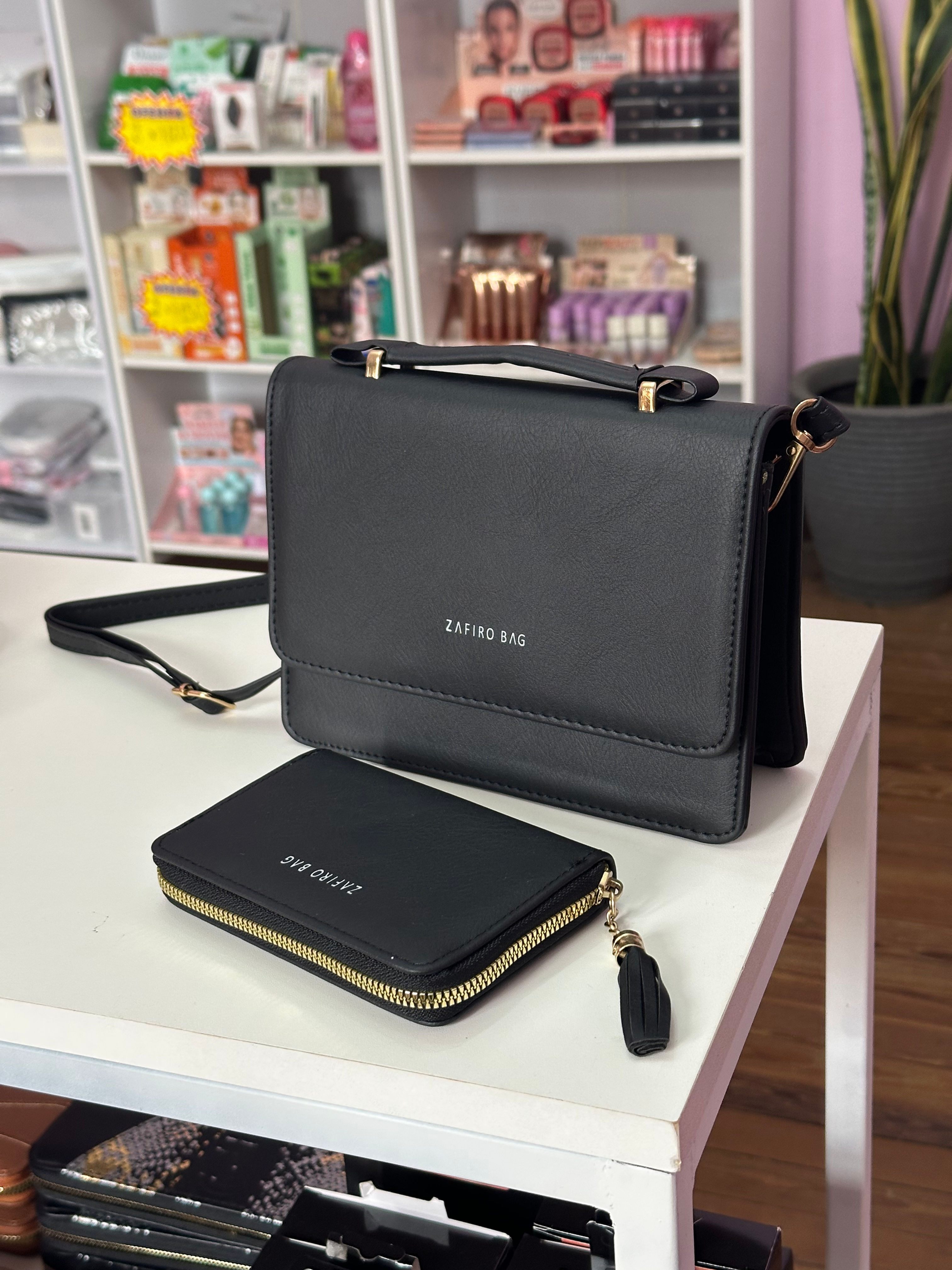 Cartera bag con billetera mediana de regalo 🖤