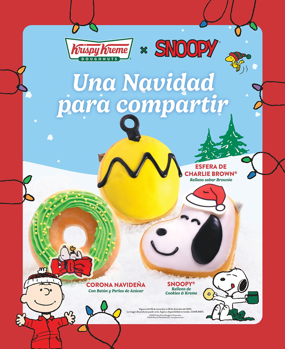 Snoopy y Kryspy Kreme