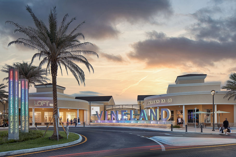 tiendas del centro comercial Orlando Vineland Premium Outlets