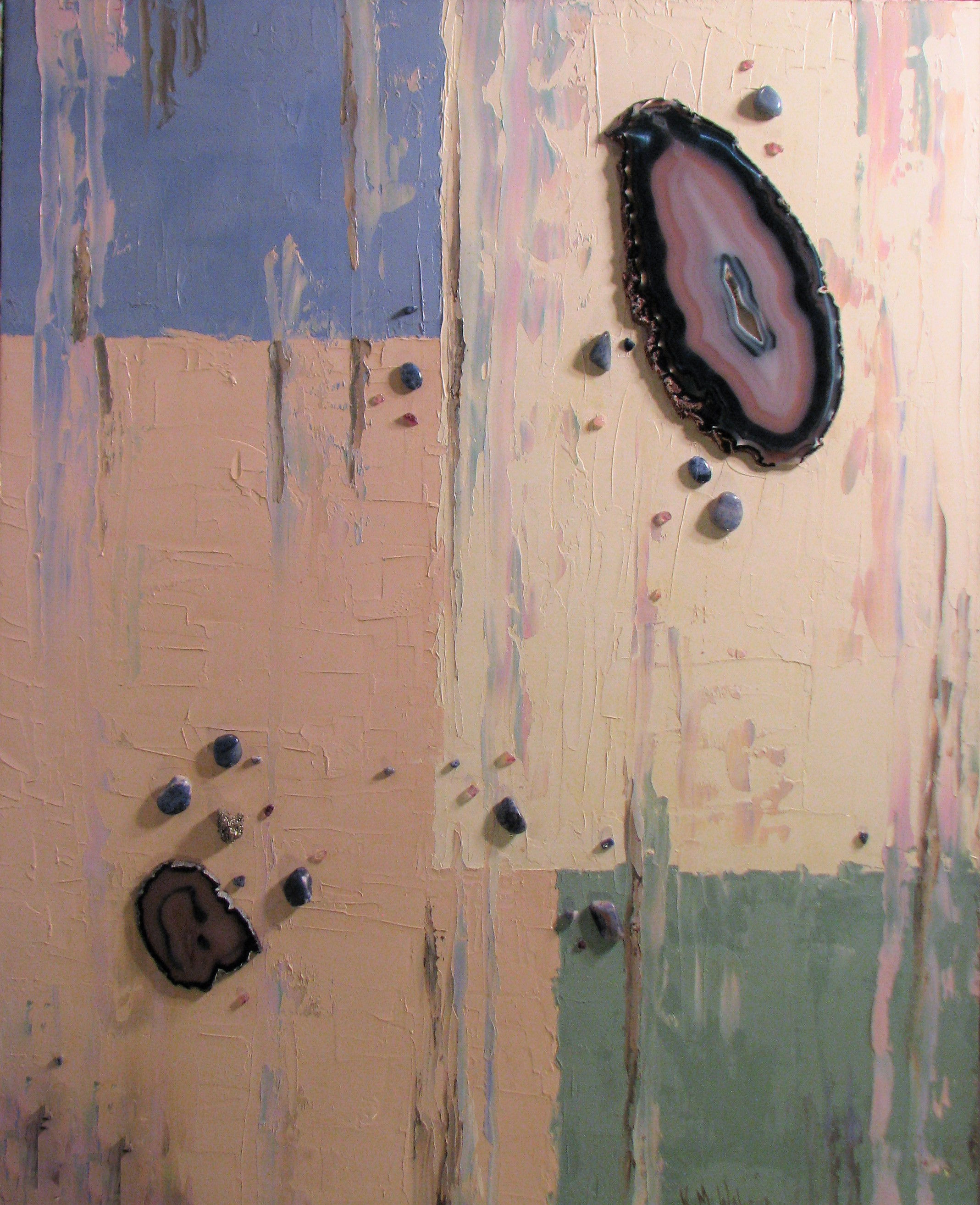 Agate with Sodalite and Rainforest