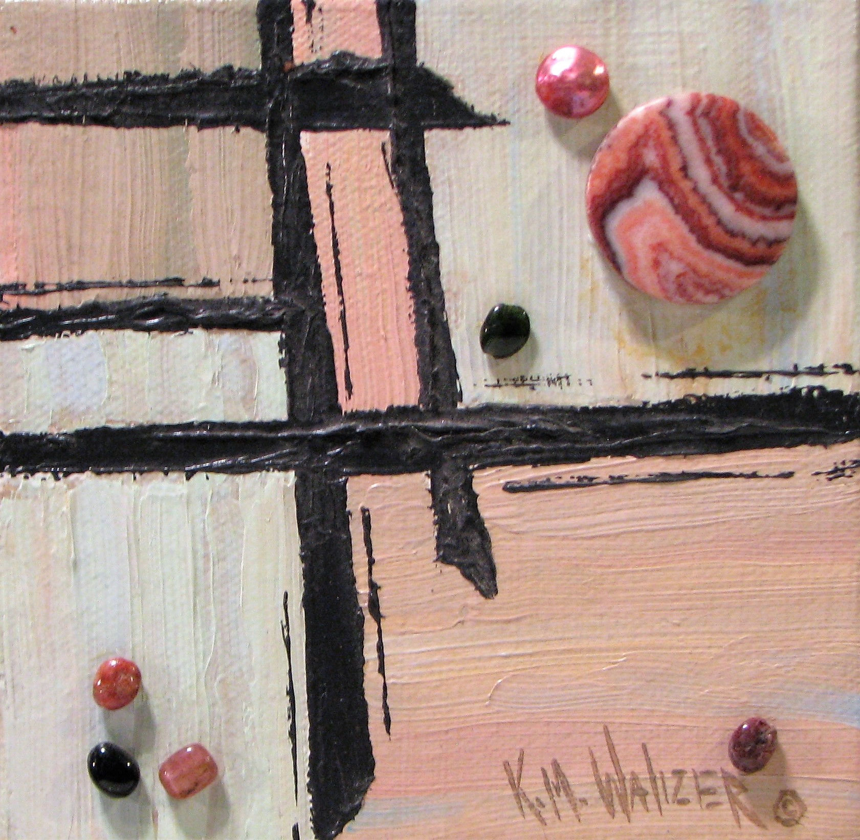 Agate and Onyx with Cafe au Lait and Cinnamon