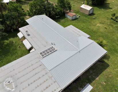 Asphalt shingle roof completed by Robert Jones Roofing in Titusville FL