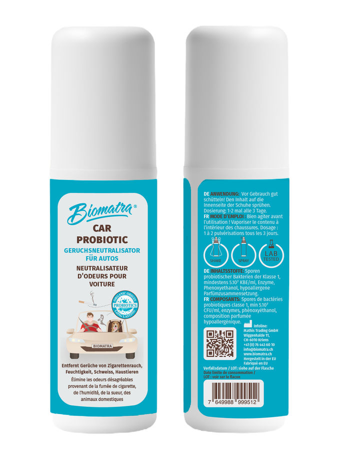 Car Odour Remover – Probiotic | Biomatra® ingredients